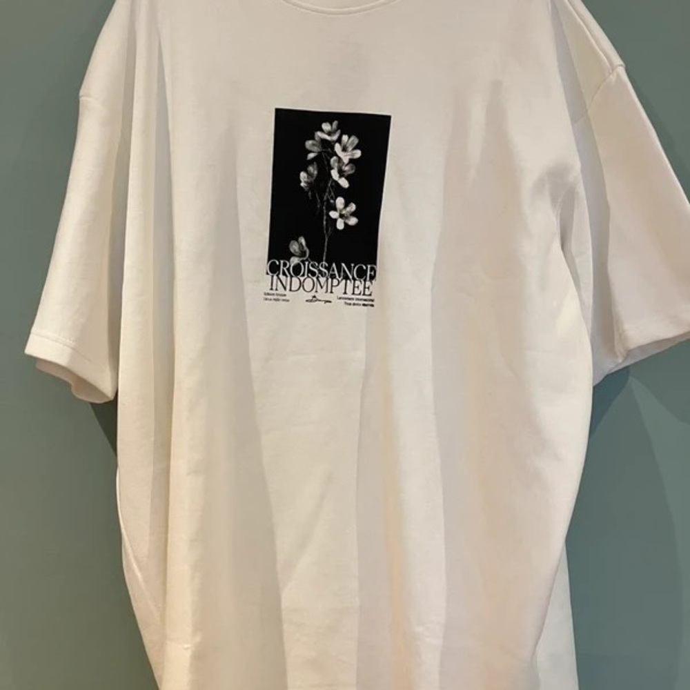 Croissance Indomptée White Floral Tee